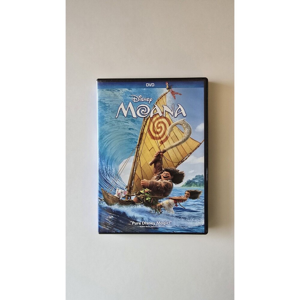 Moana DVD, (2017) Disney Animated Movie-Widescreen w/Bonus Extras Dwayne Johnson